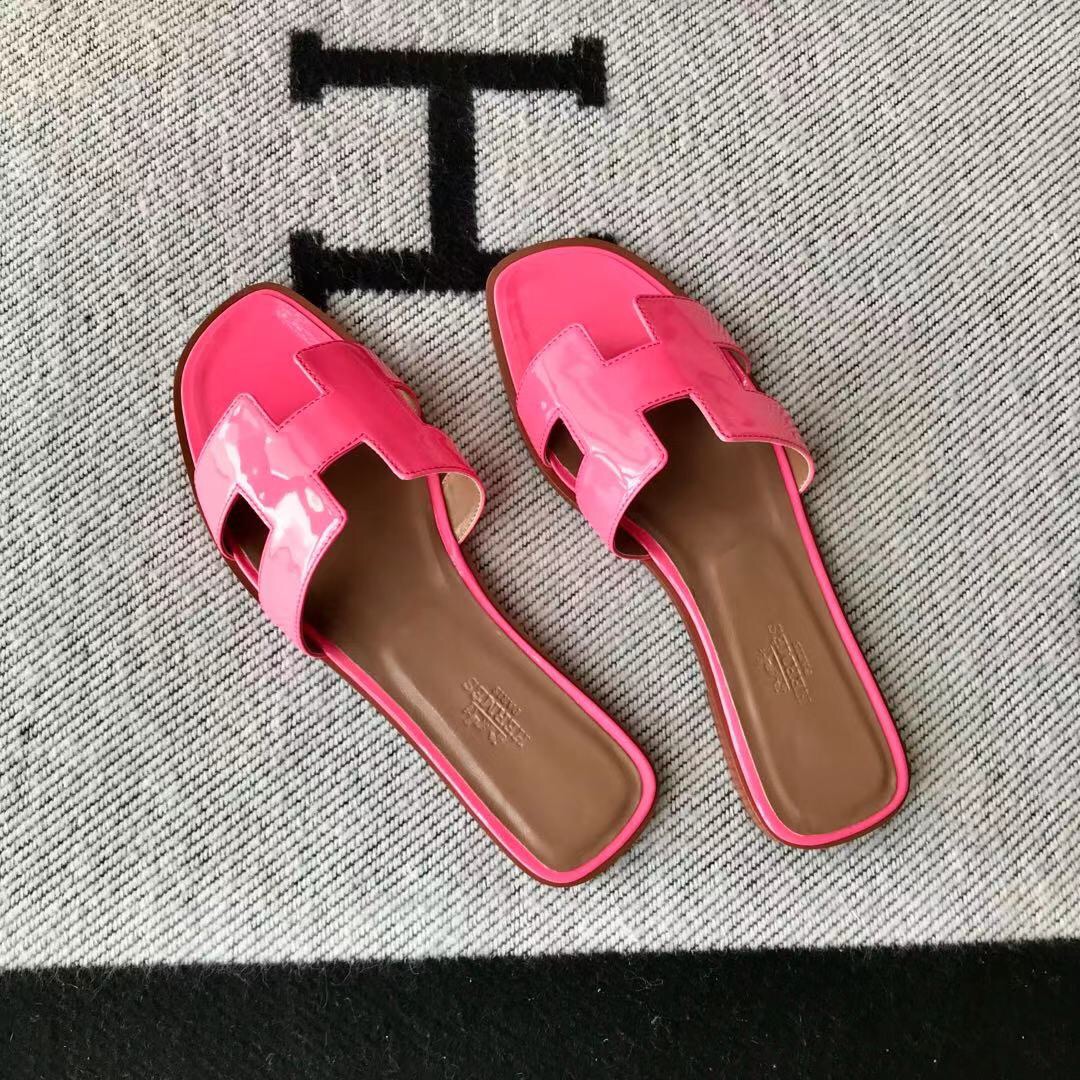 에르메스 올수공 오란 슬리퍼 샌들 페이던트 22